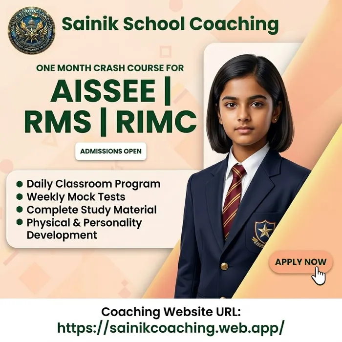 sainik school coaching rms & rimc exams